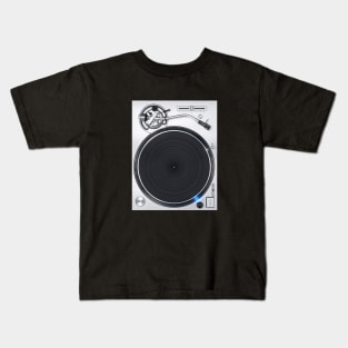 Turntable Silver Kids T-Shirt